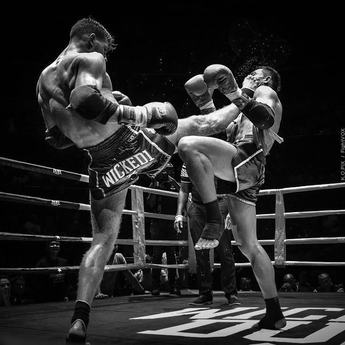 Muay Thai action